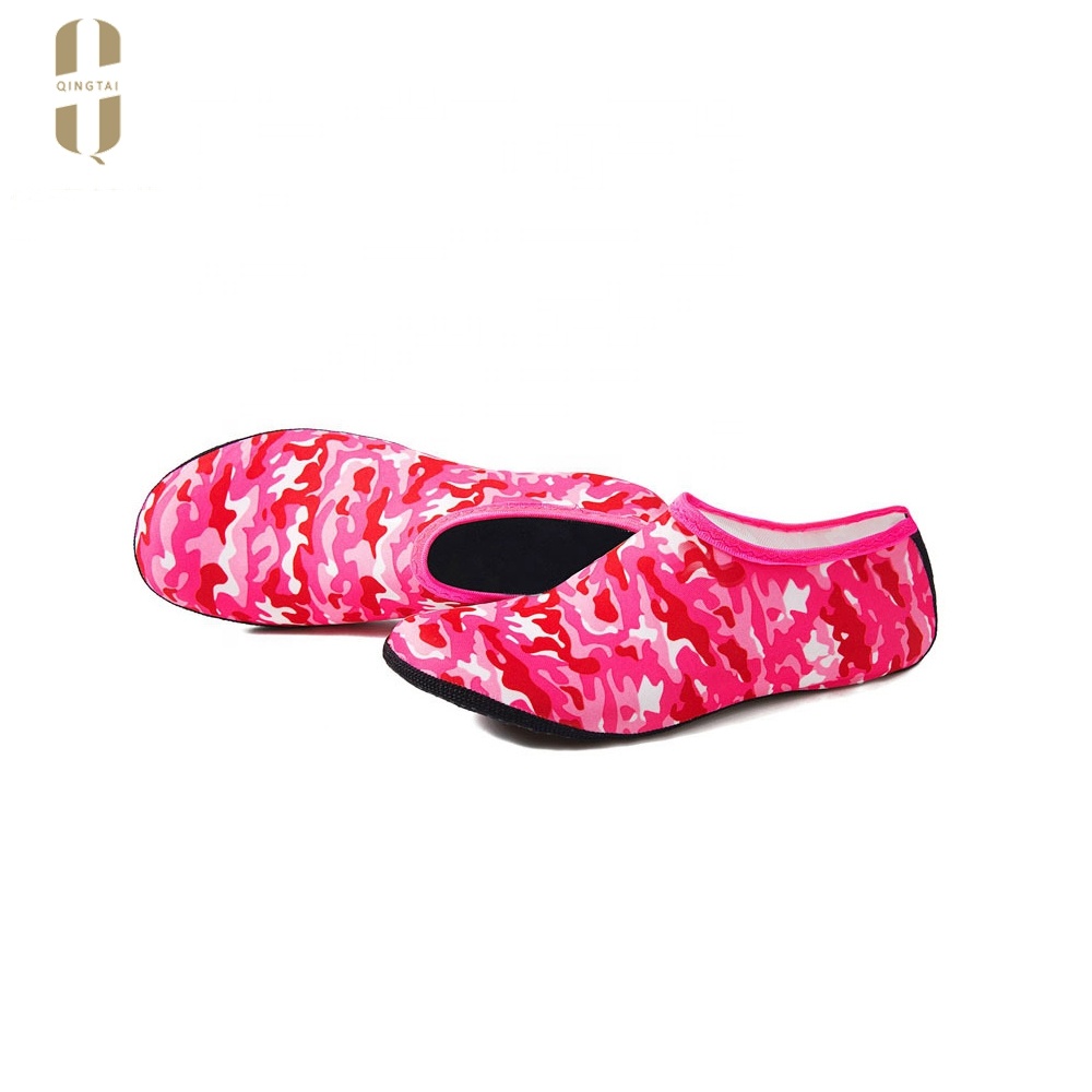 Custom women anti-slip yoga 3d print neoprene diving waterproof socks