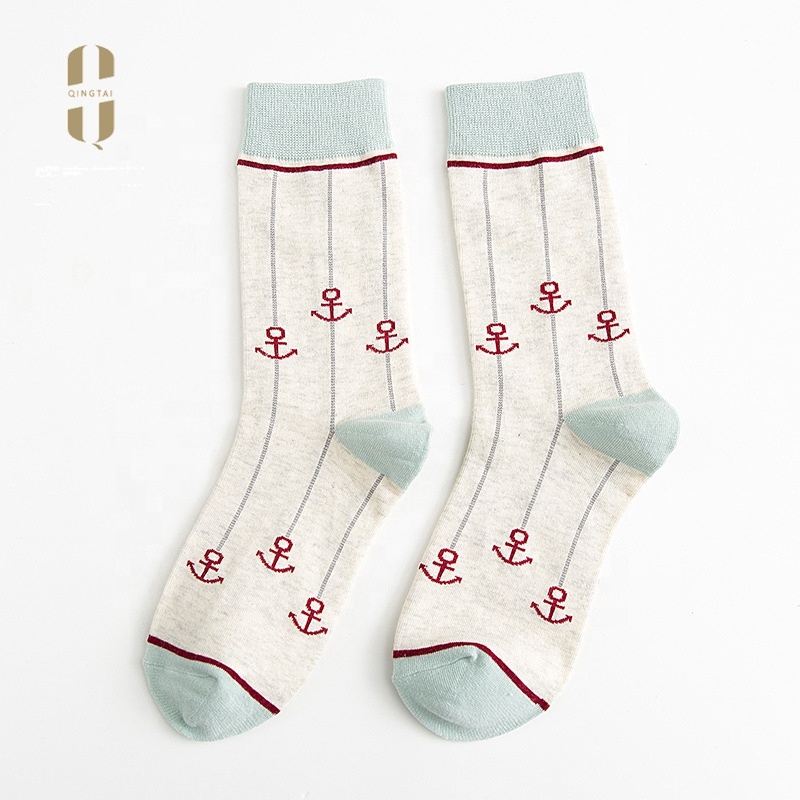 QINGTAI fashion colorful funny warm fuzzy women cotton socks