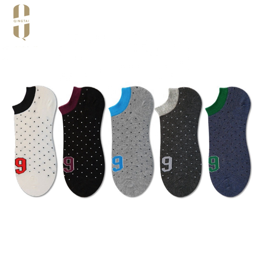 Custom colorful crazy fashion young man cozy boat socks