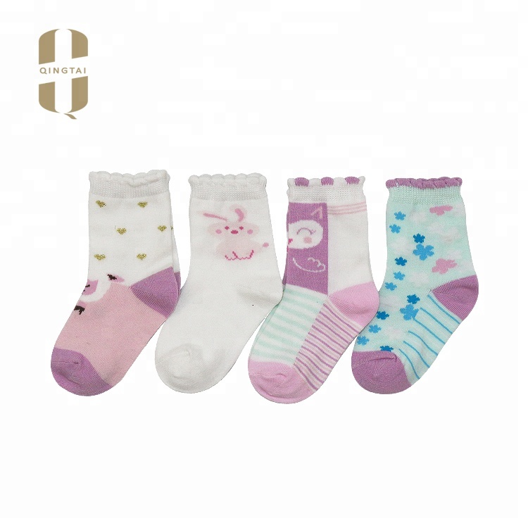 Wholesale custom made lace sweet soft touch smart infant baby socks