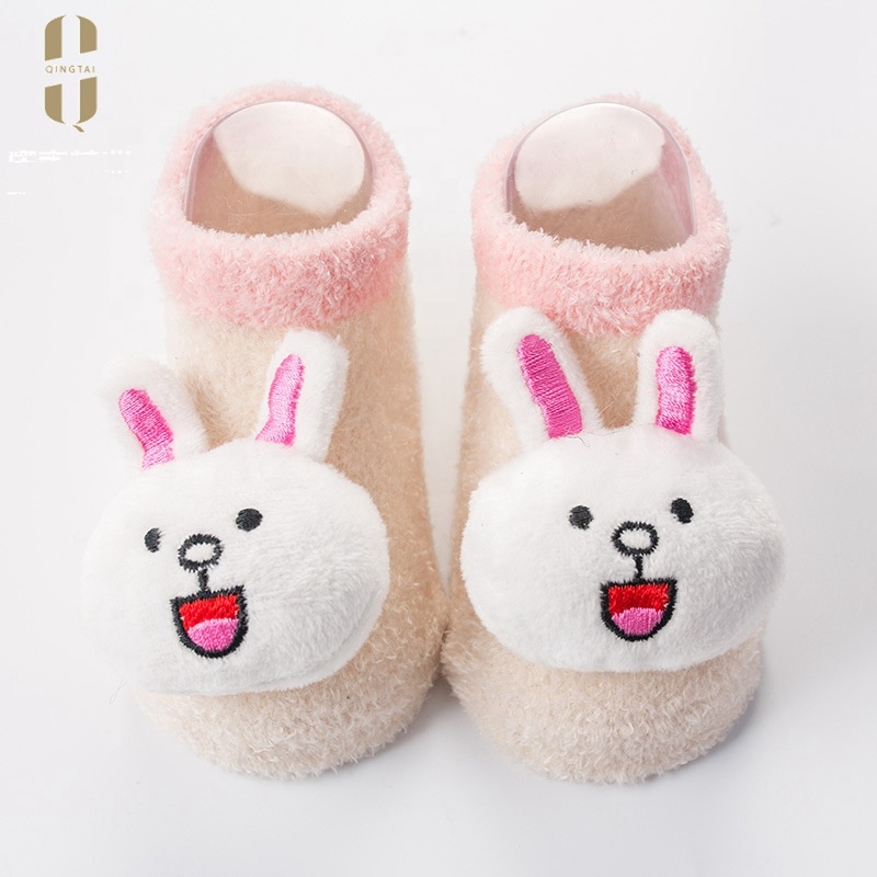 High quality anti slip sole 3d funny toddler baby christmas socks