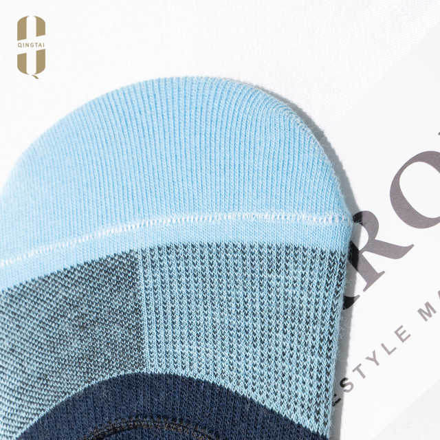 Men classic soft cotton multi footlet liner invisible socks