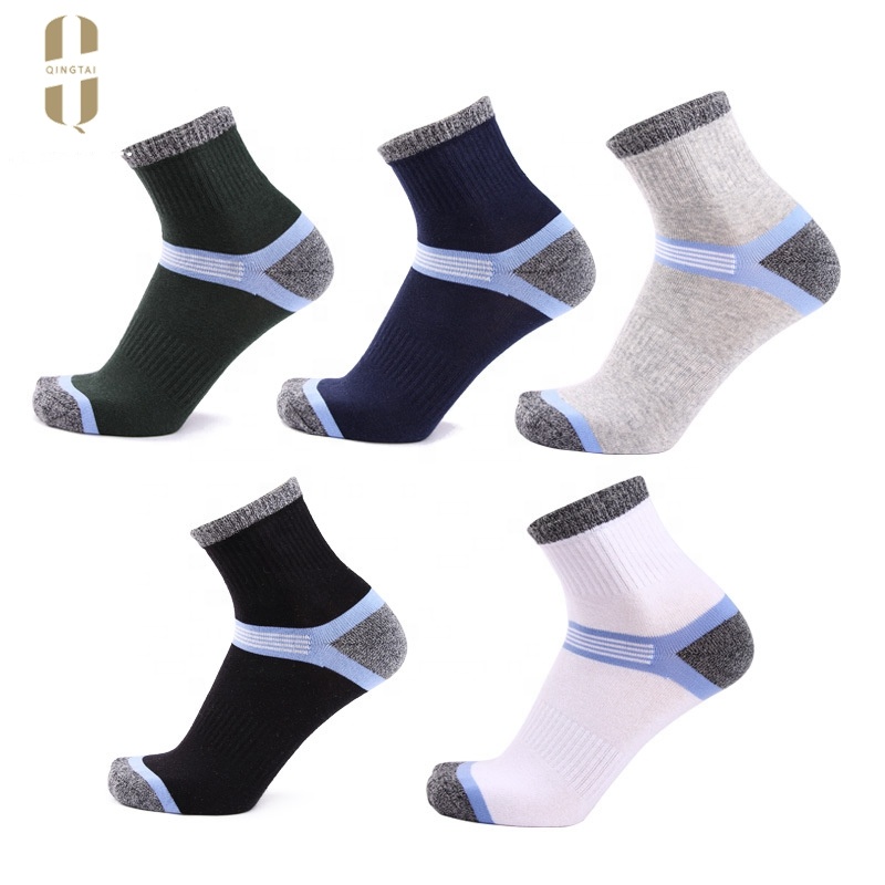Colorful soft sock popular fashion basketball sport ankle socks
