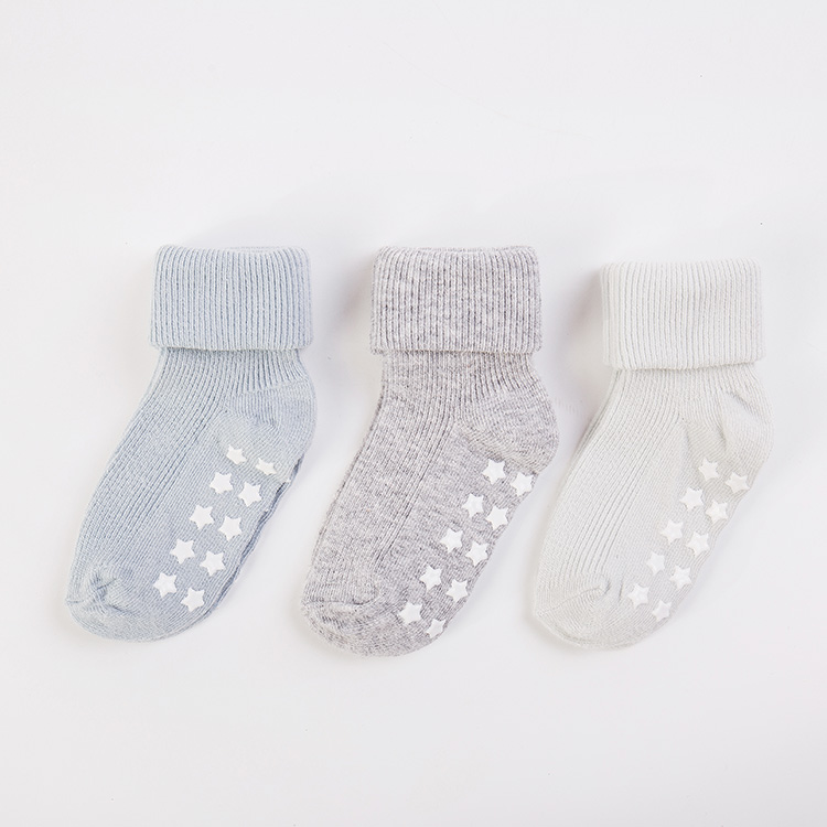 Cotton anti slip breathable cute elegant eco friendly baby socks