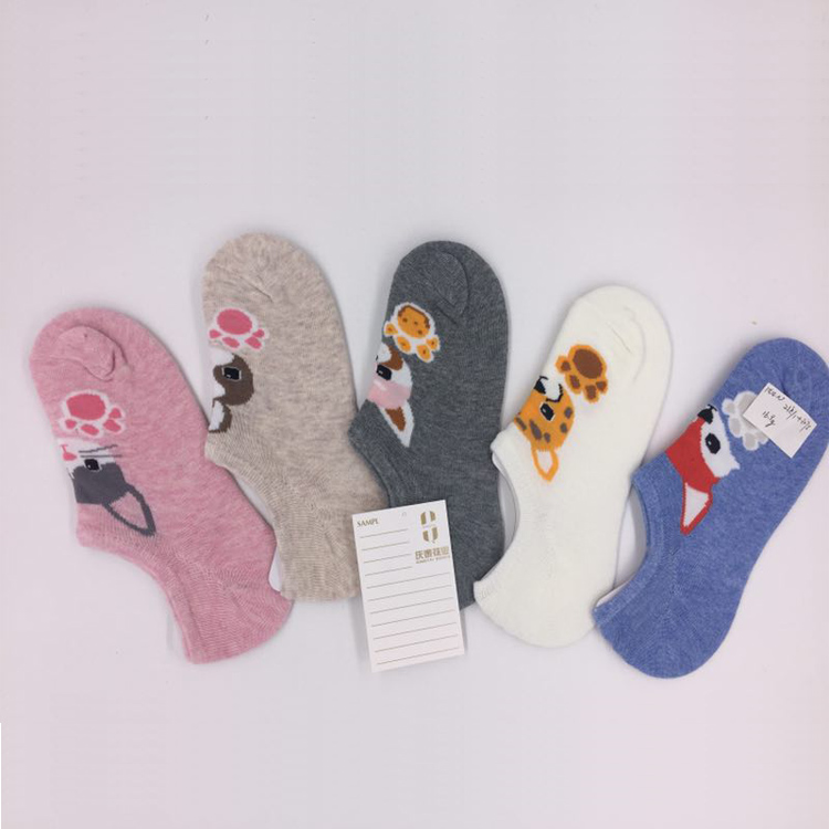 Wholesale custom logo low cut no show invisible women boat socks