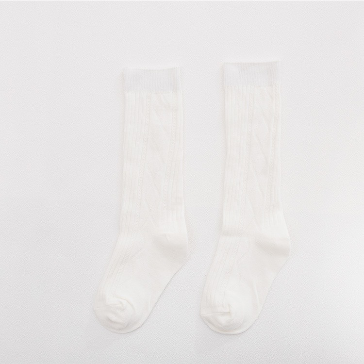 High quality happy fashion kid sknee high stocking baby socks