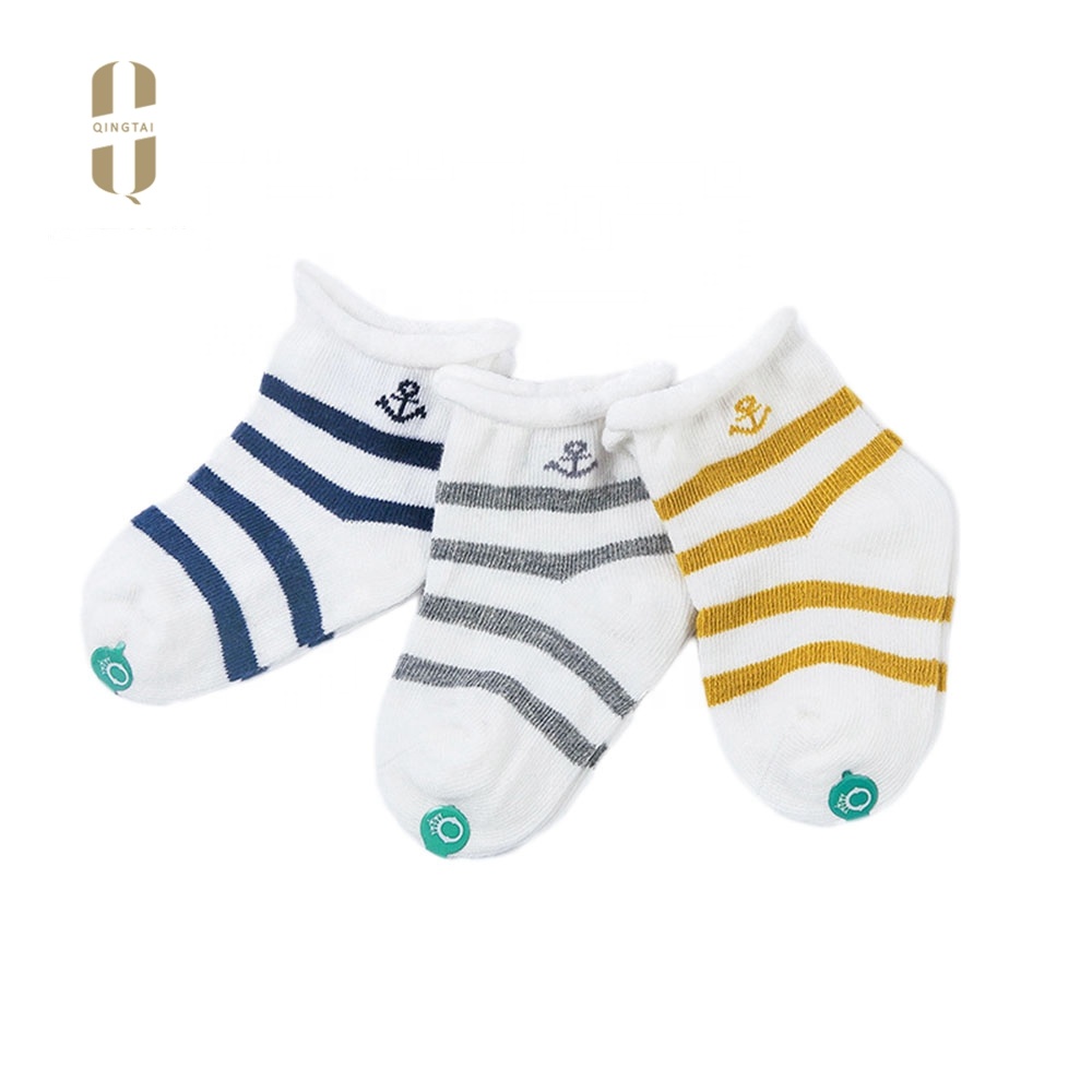 Wholesale top quality babys combed cotton kids 100% cotton socks