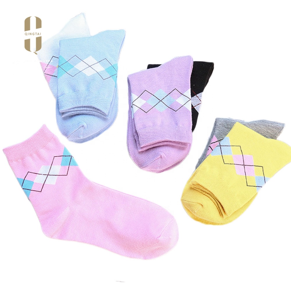 China factory japanese korea girl colored cotton women socks