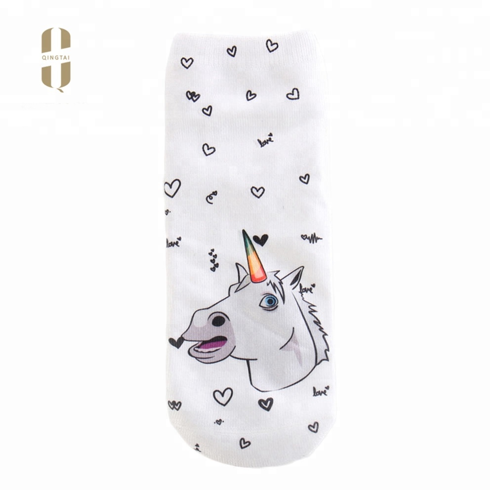 Fashion cotton wholesale cartoon funny cute animal print socks