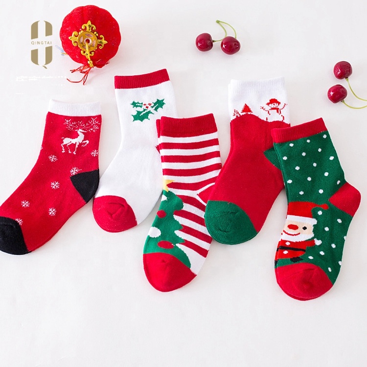 China manufacturer soft touch mid-calf length all cotton baby kid sock