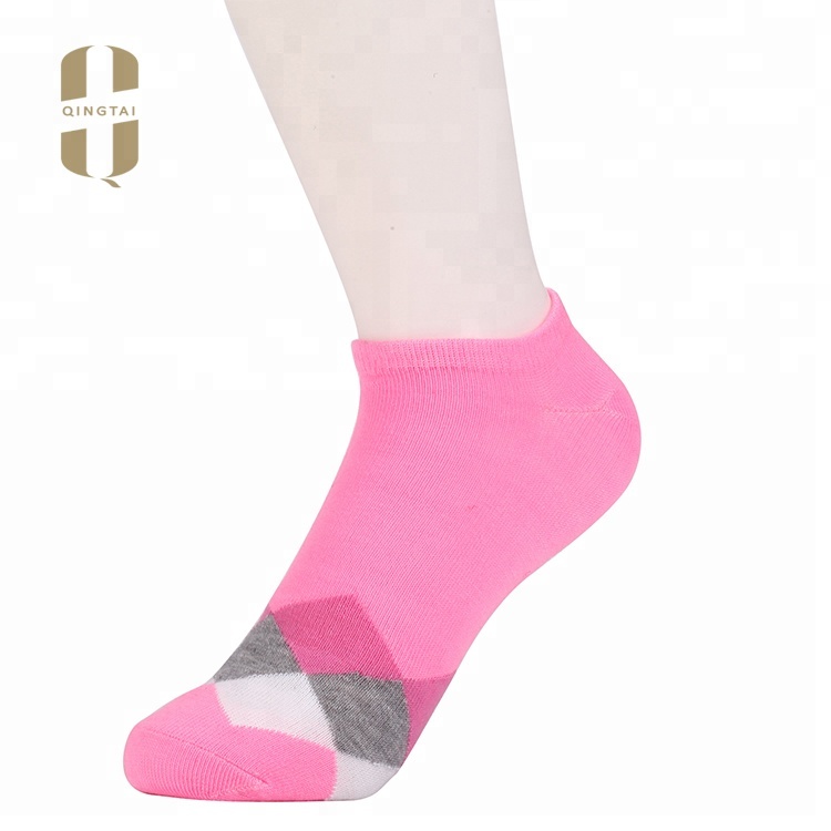 Custom breathable fashion design ankle socks for women