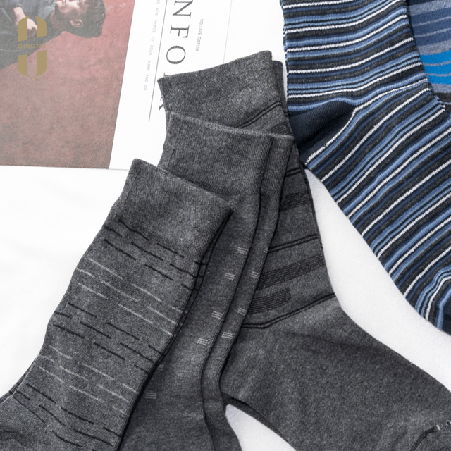 OEM fashion business men socks cotton happy funny socks