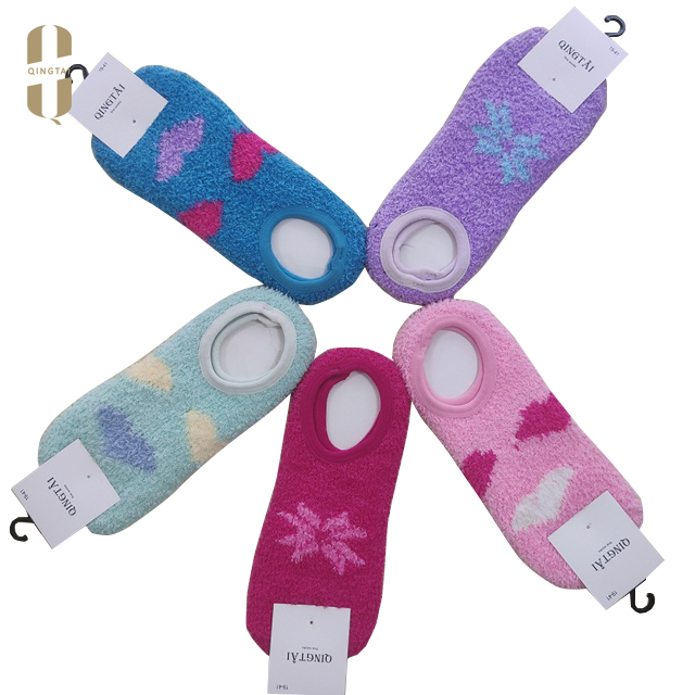 Girls ladies fashion beautiful warm cozy invisible socks