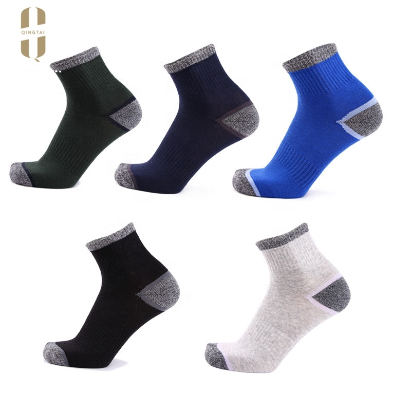 Colorful soft sock popular fashion basketball sport ankle socks