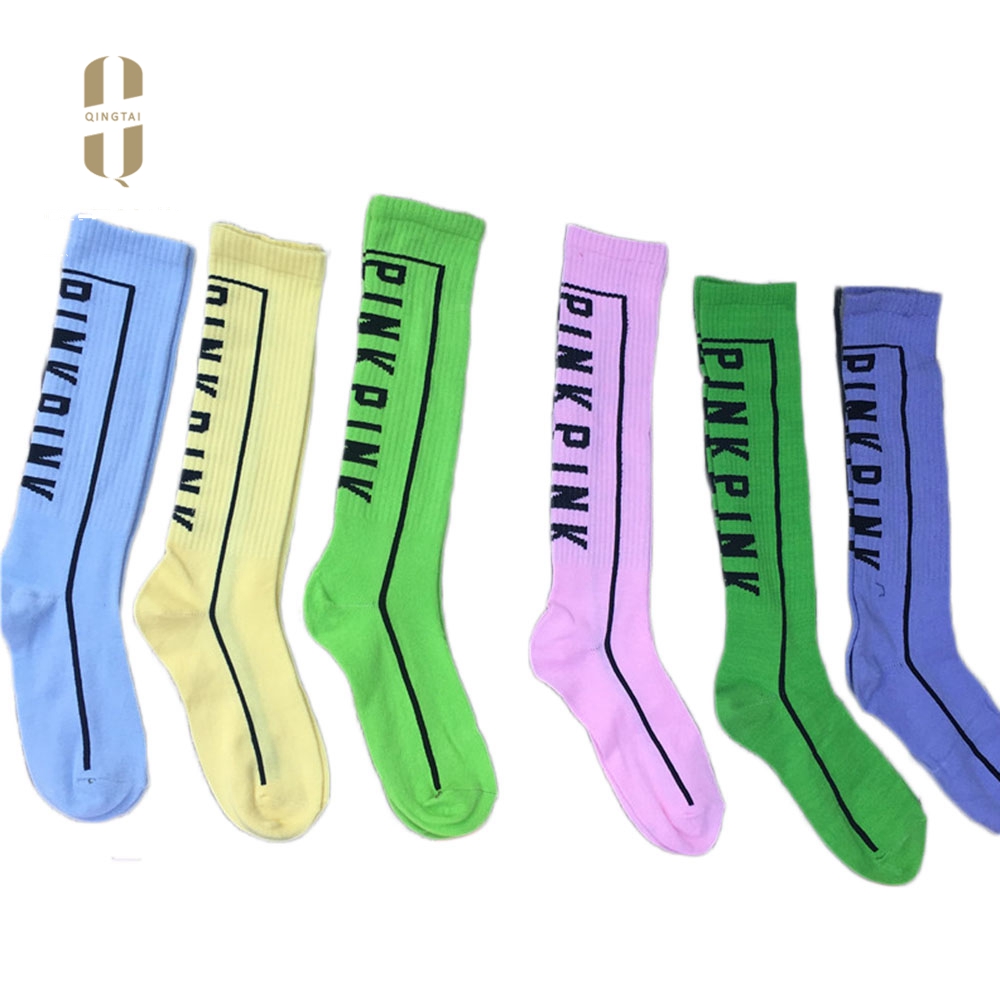 Wholesale women fancy long school uniform sexy girls knee high socks