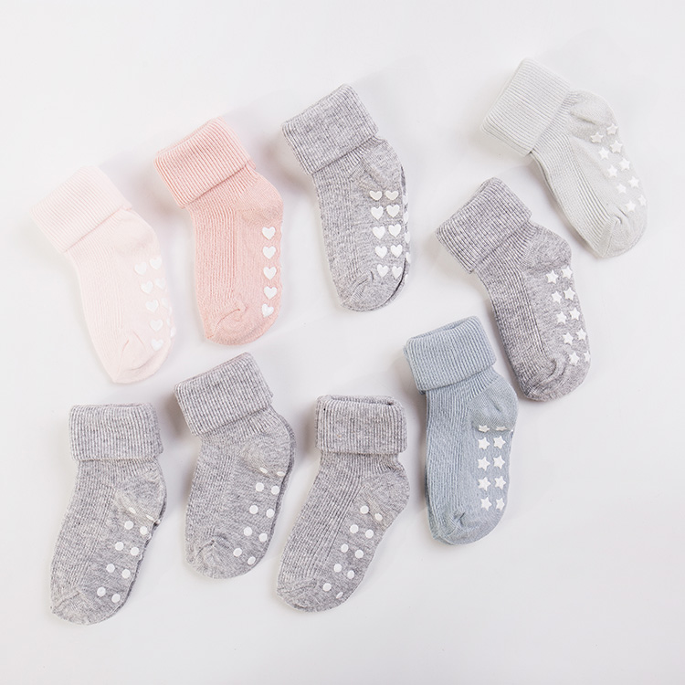 Wholesale breathable colored cute house socks iconic baby socks
