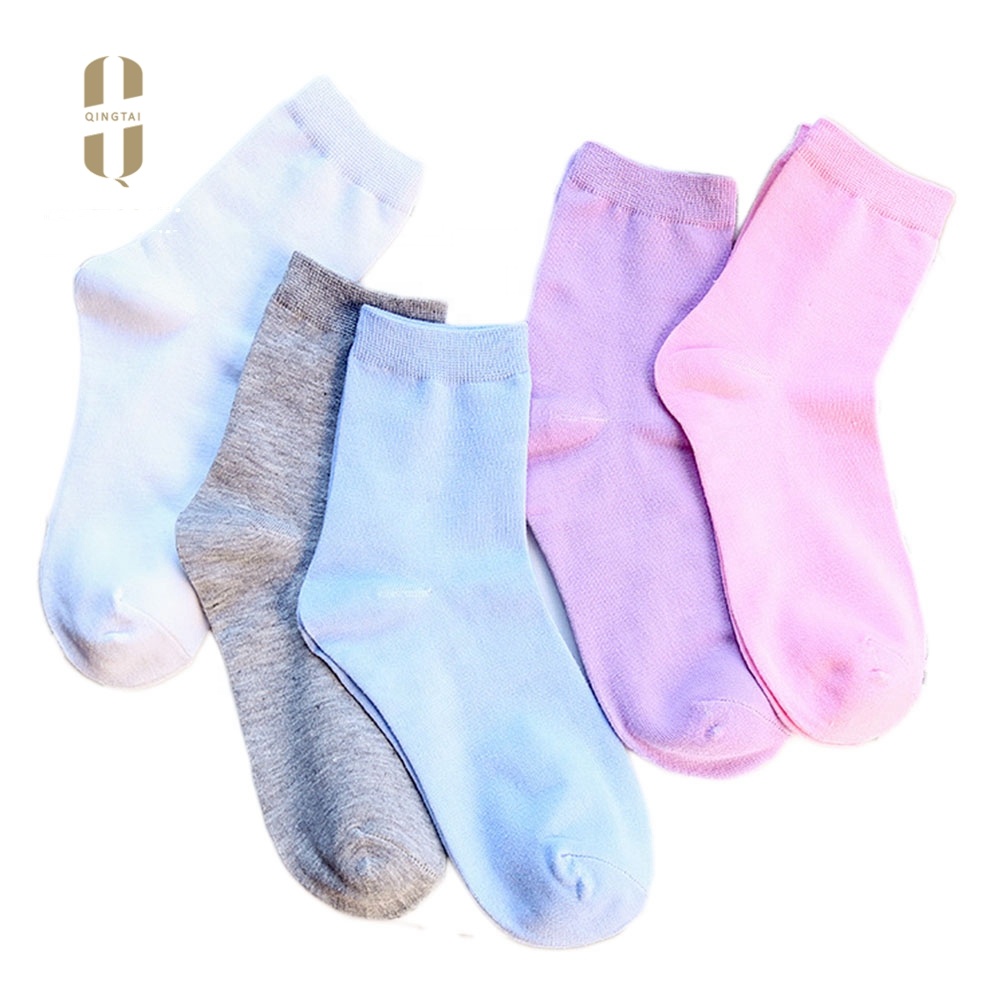 China factory japanese korea girl colored cotton women socks