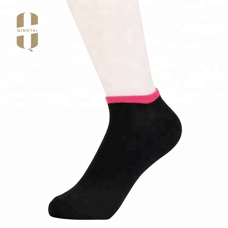 Custom breathable fashion design cotton women ankle socks