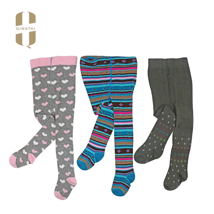 Hot selling 100% cotton breathable soft kids baby pantyhose tights