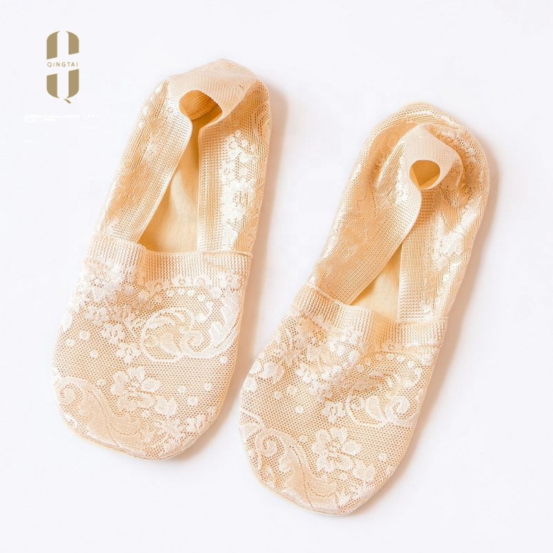 Wholesale high quality sex lace thin women low cut bamboo fibre socks