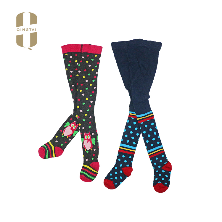 Hot selling 100% cotton breathable soft kids baby pantyhose tights