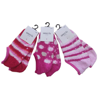 Girls ladies fashion beautiful warm cozy low cut socks with anti-slip