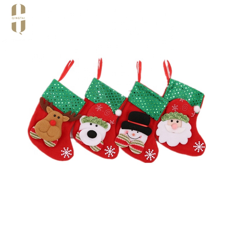 Merry christmas ! Children's gift bag christmas tree decorative socks