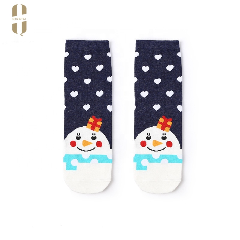 Wholesale winter warm thick floor funny christmas cozy women socks