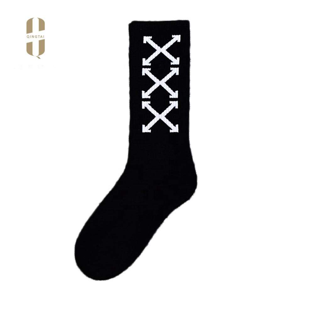 Custom Funky Argyle Socks Cosy Comed Cotton Calcetines Largos Hombre Men Dress Black Socks