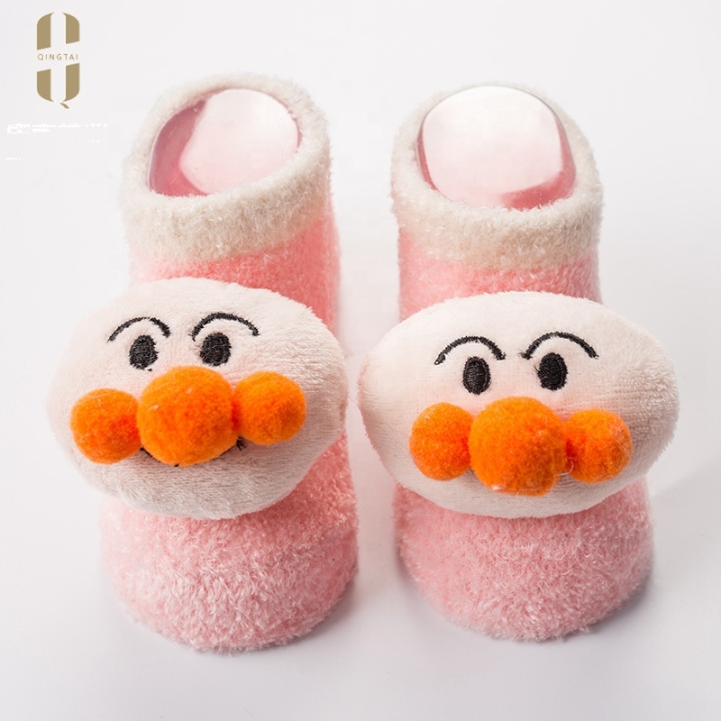 High quality anti slip sole 3d funny toddler baby christmas socks