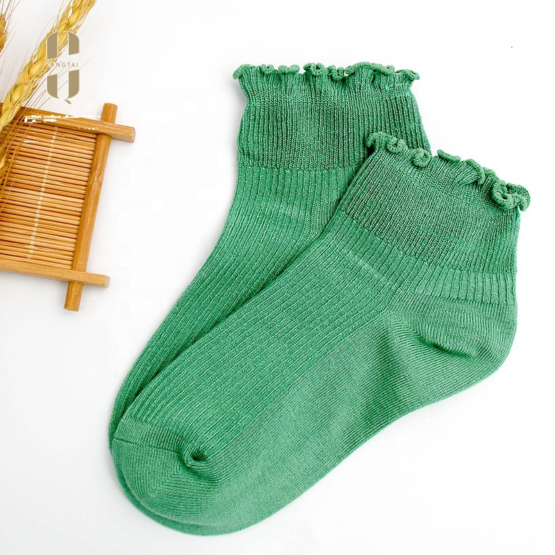 Wholesale cheap japanese style colorful women 100% bamboo dress socks