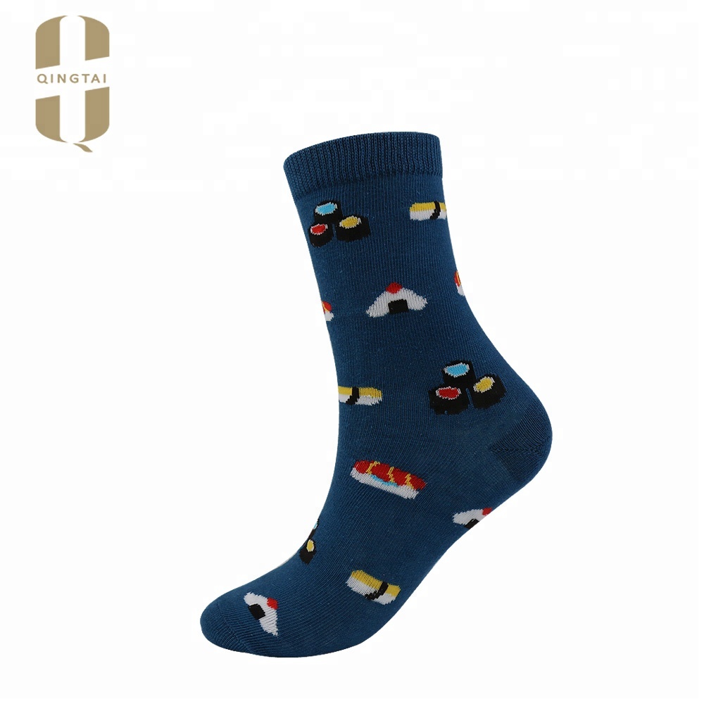 China manufacturer cheap price custom knitted crew cotton sock