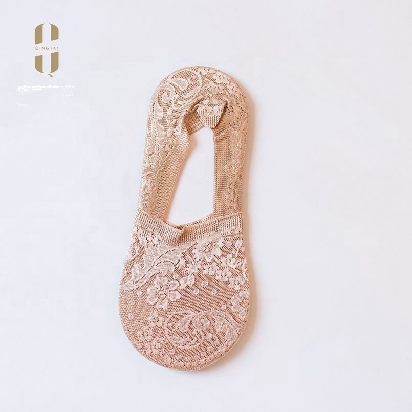 Wholesale high quality sex lace thin women low cut bamboo fibre socks
