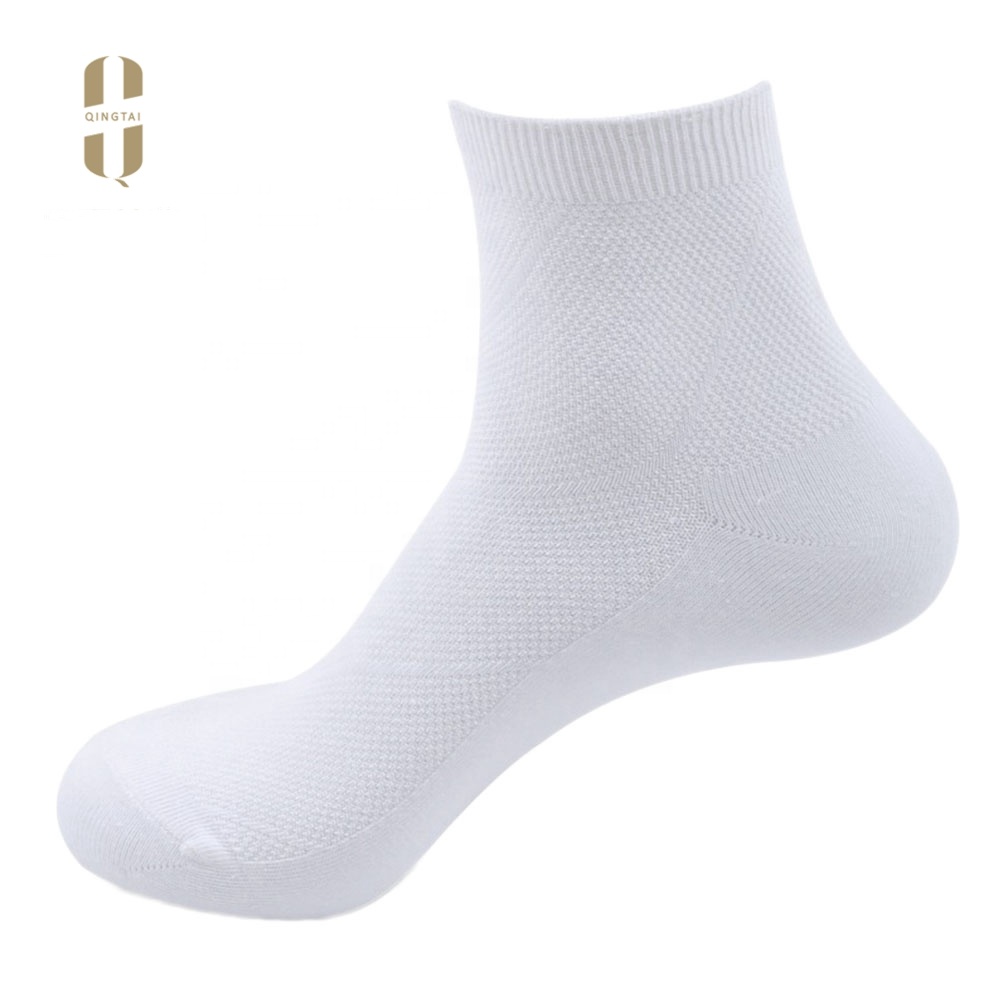 Wholesale double needles free size breathable crew men man sock
