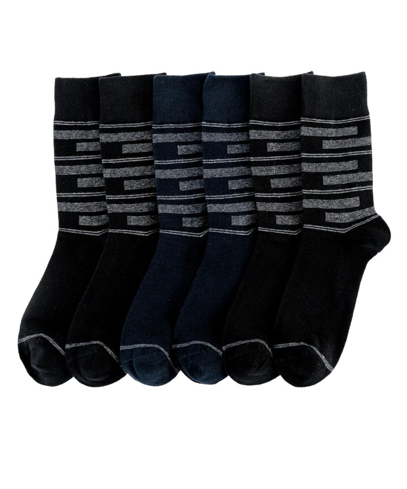 Hot sale comfortable business cotton casual black men socks