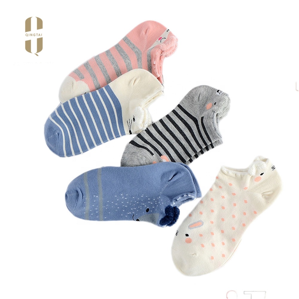 Factory school korea smile college style boat lovely young girl socks