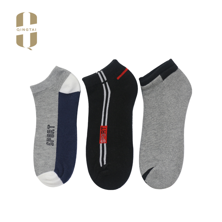 Wholesale make your own design breathable ankle men cotton socks