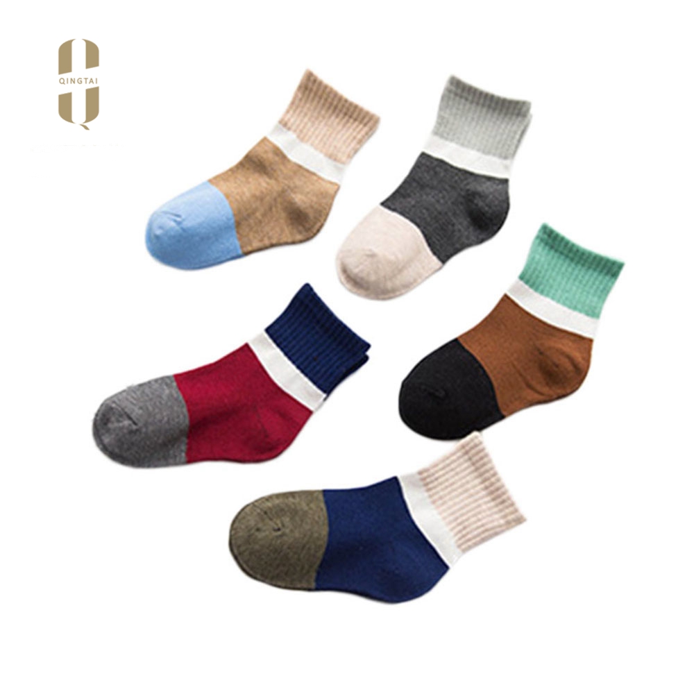 Custom novelty comfortable winter kids cute all cotton korean socks