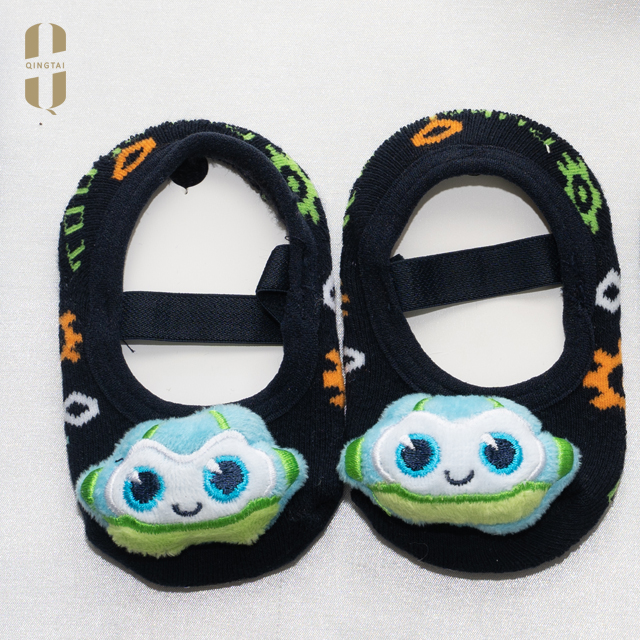 Baby Children cotton Ballerina socks with animal LED Applique