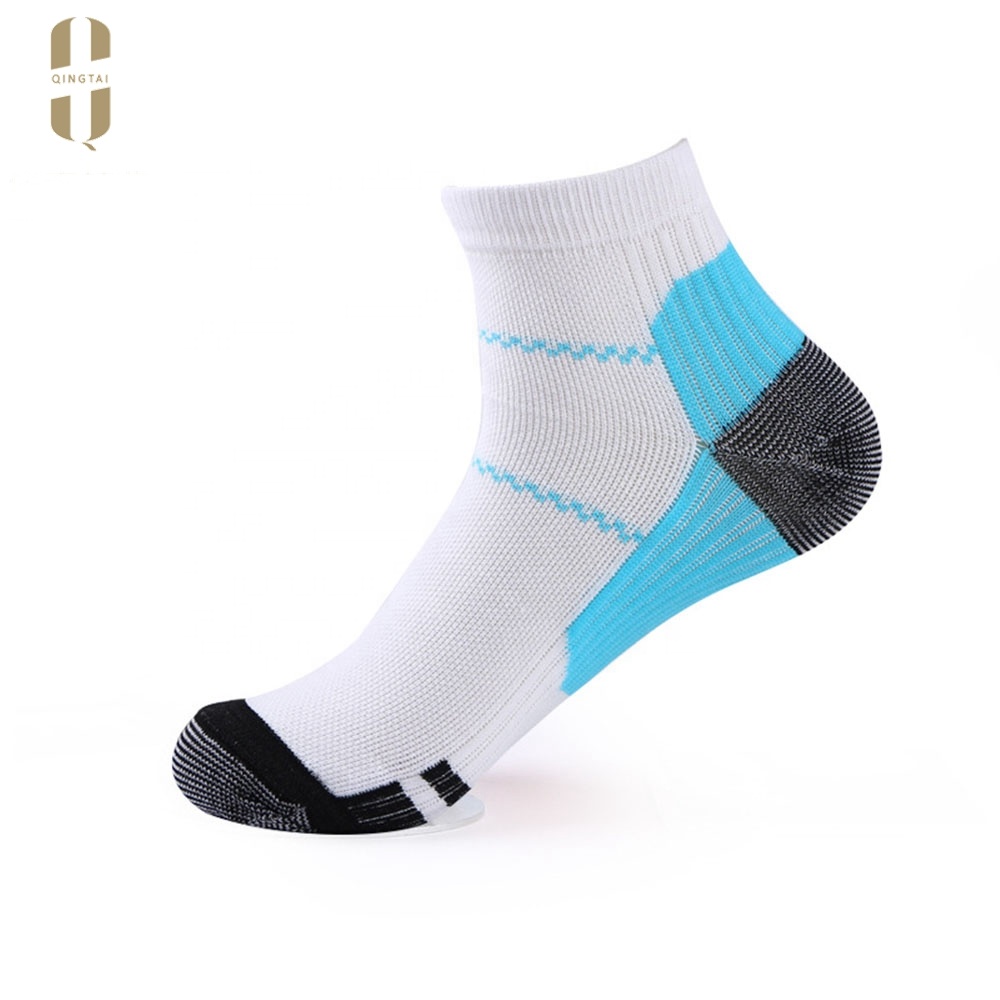 Wholesale nylon elastic breathable compression plantar fasciitis socks