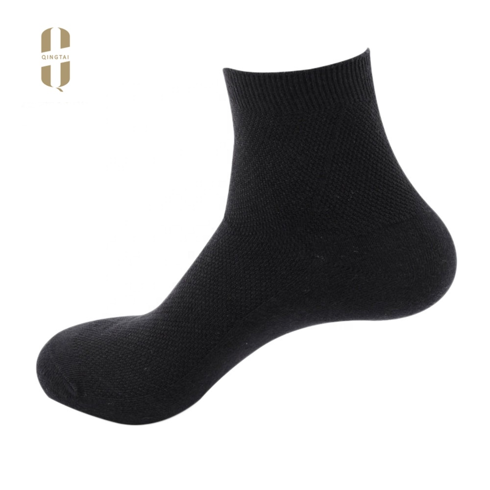 Wholesale double needles free size breathable crew men man sock