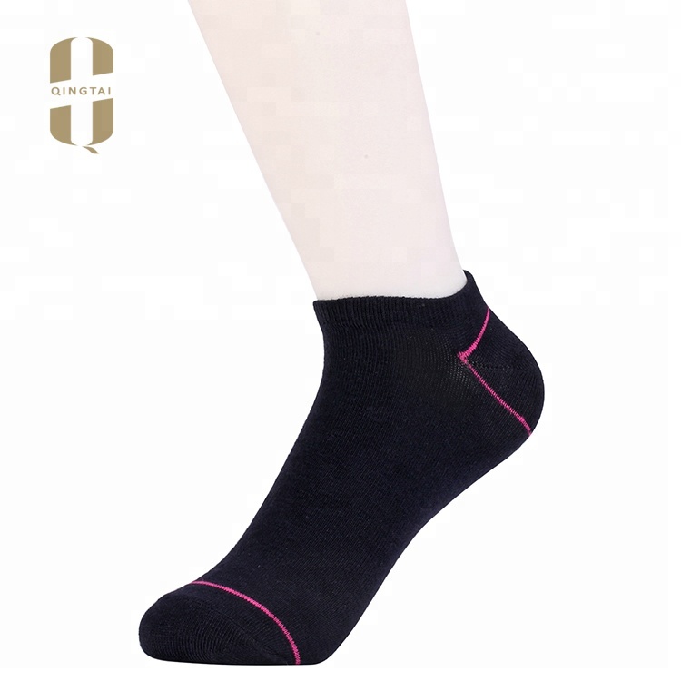 Custom breathable fashion design cotton women ankle socks