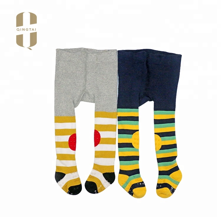 Custom made cheap anti slip baby cotton pantyhose tights