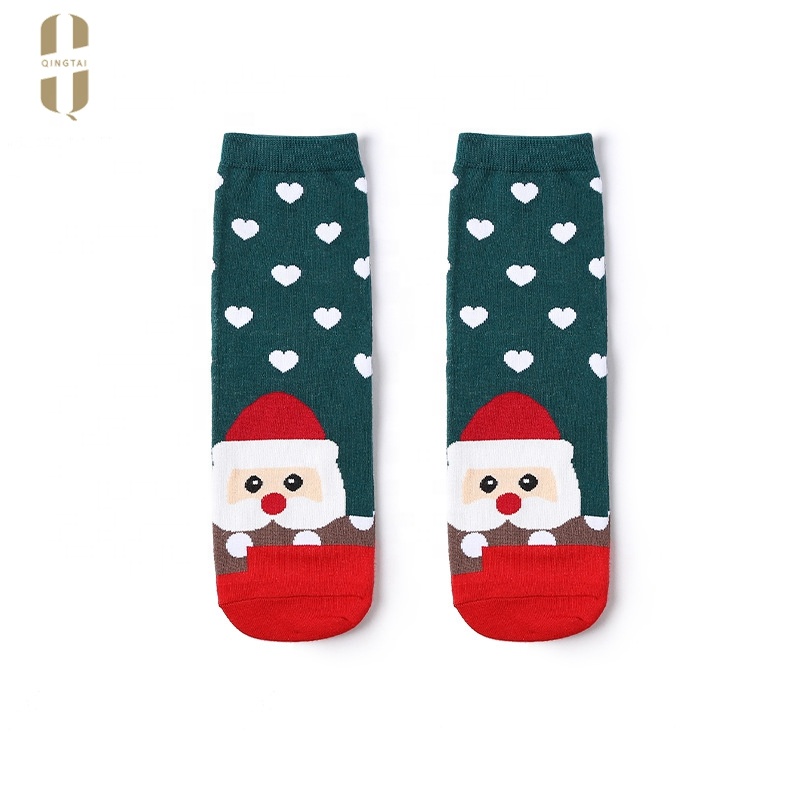 Wholesale winter warm thick floor funny christmas cozy women socks