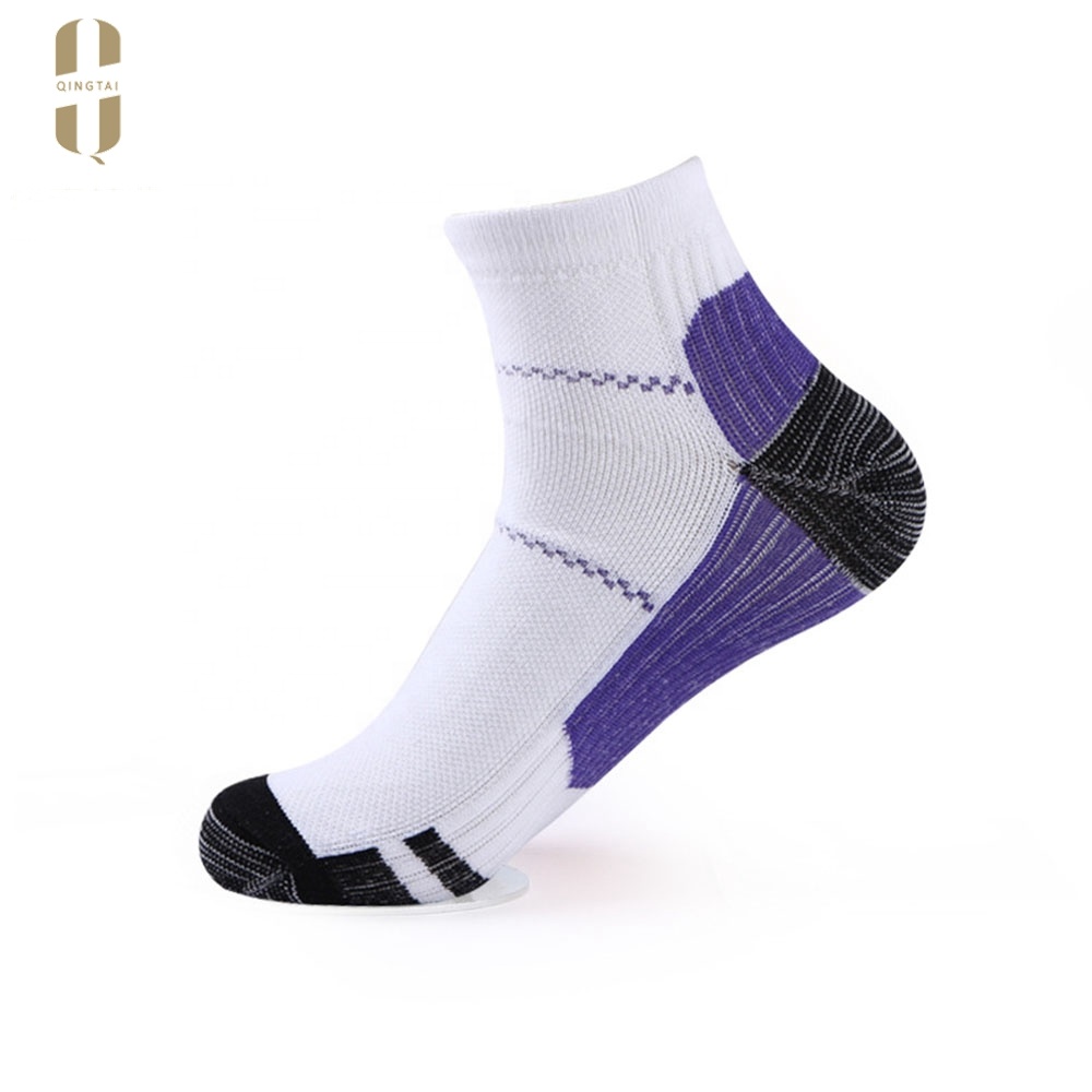Wholesale nylon elastic breathable compression plantar fasciitis socks