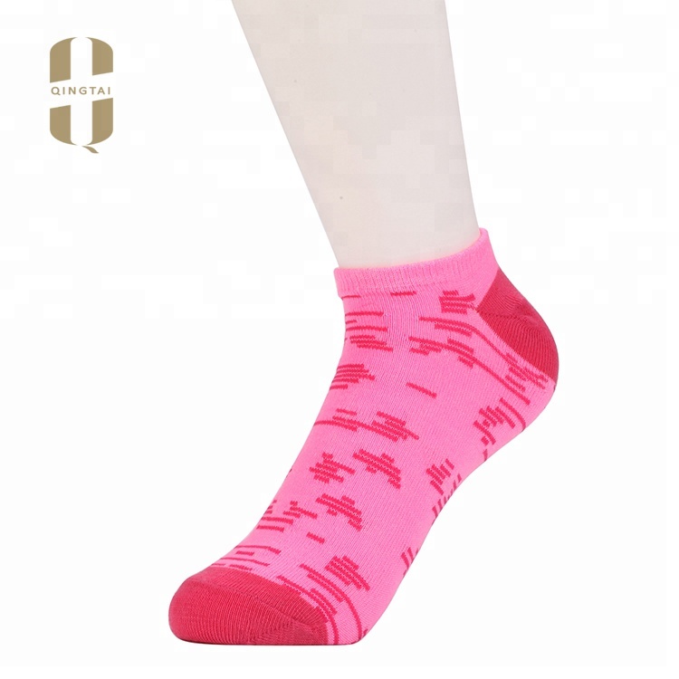 Wholesale 100% cotton women fashion joint ankle socks