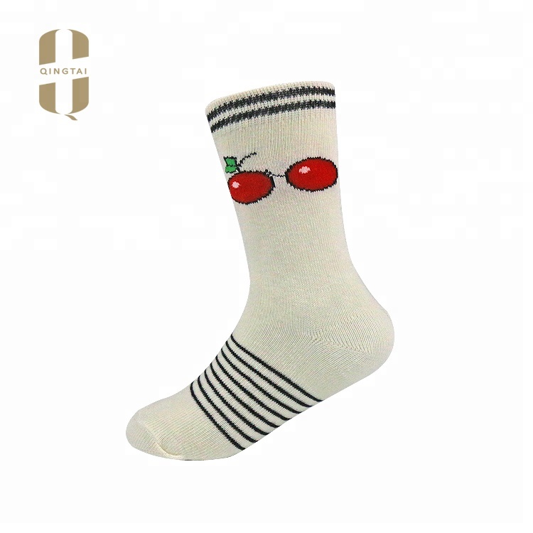 Best quality reasonable price white kids cute cotton sock