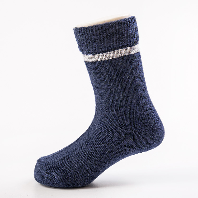 Colorful custom ankle baby cartoon warm knitted socks baby socks