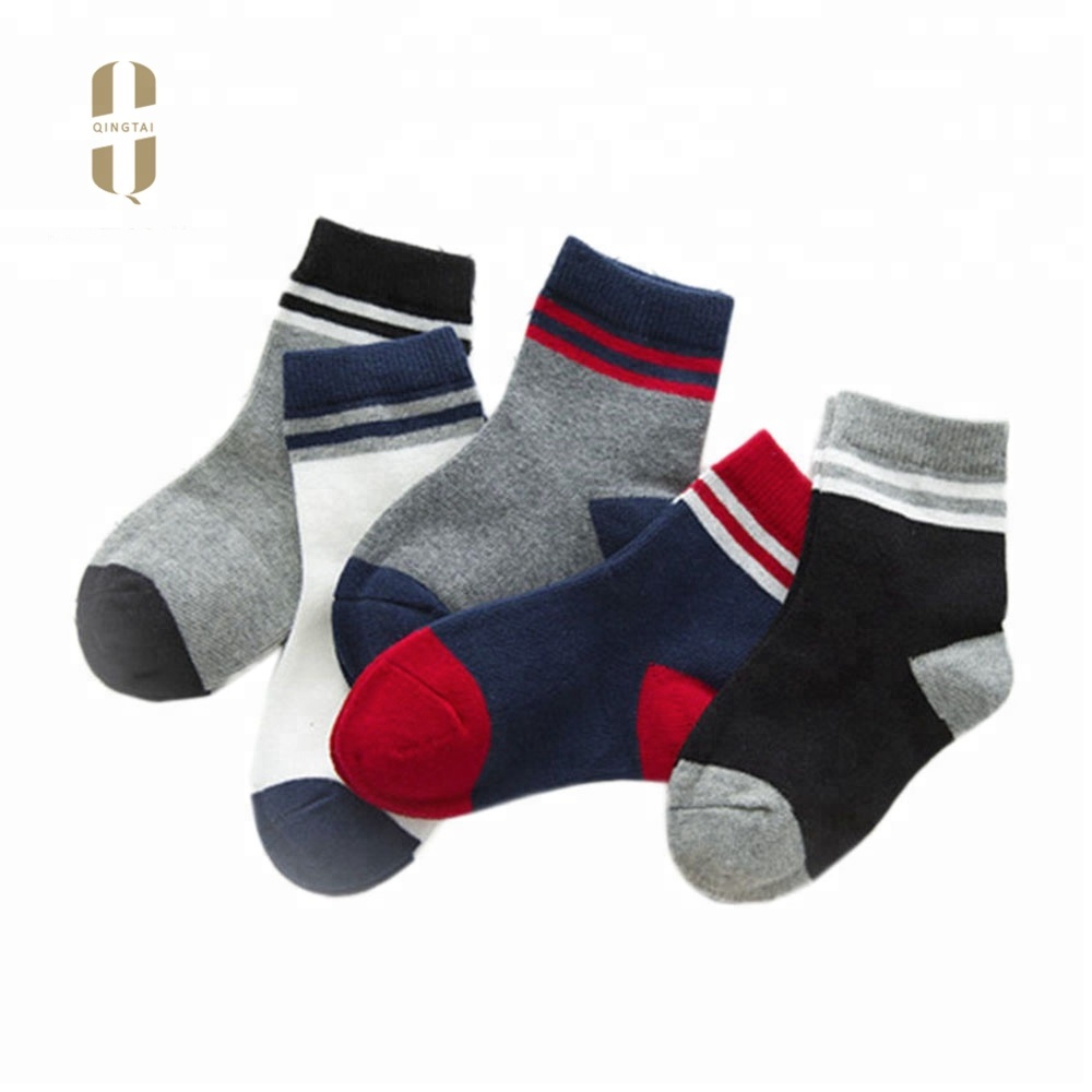 Wholesale breathable comfortable all cotton digital kid tube socks