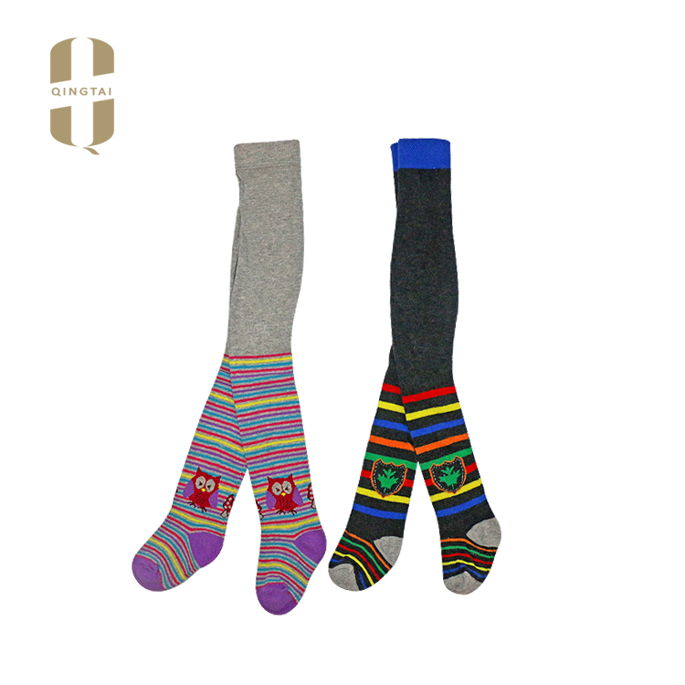Hot selling 100% cotton breathable soft kids baby pantyhose tights